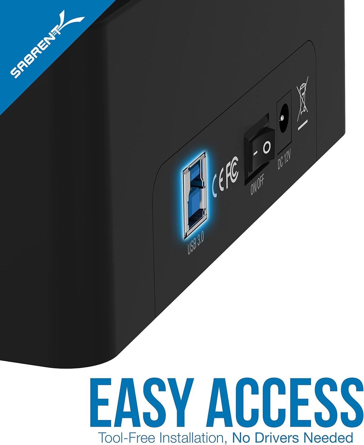 USB 3.0 to SATA Dual Bay External Hard Drive Docking Station for 2.5 or 3.5in HDD SSD with Hard Drive Duplicator Cloner Function 10TB Support Pack of 2 P2017
