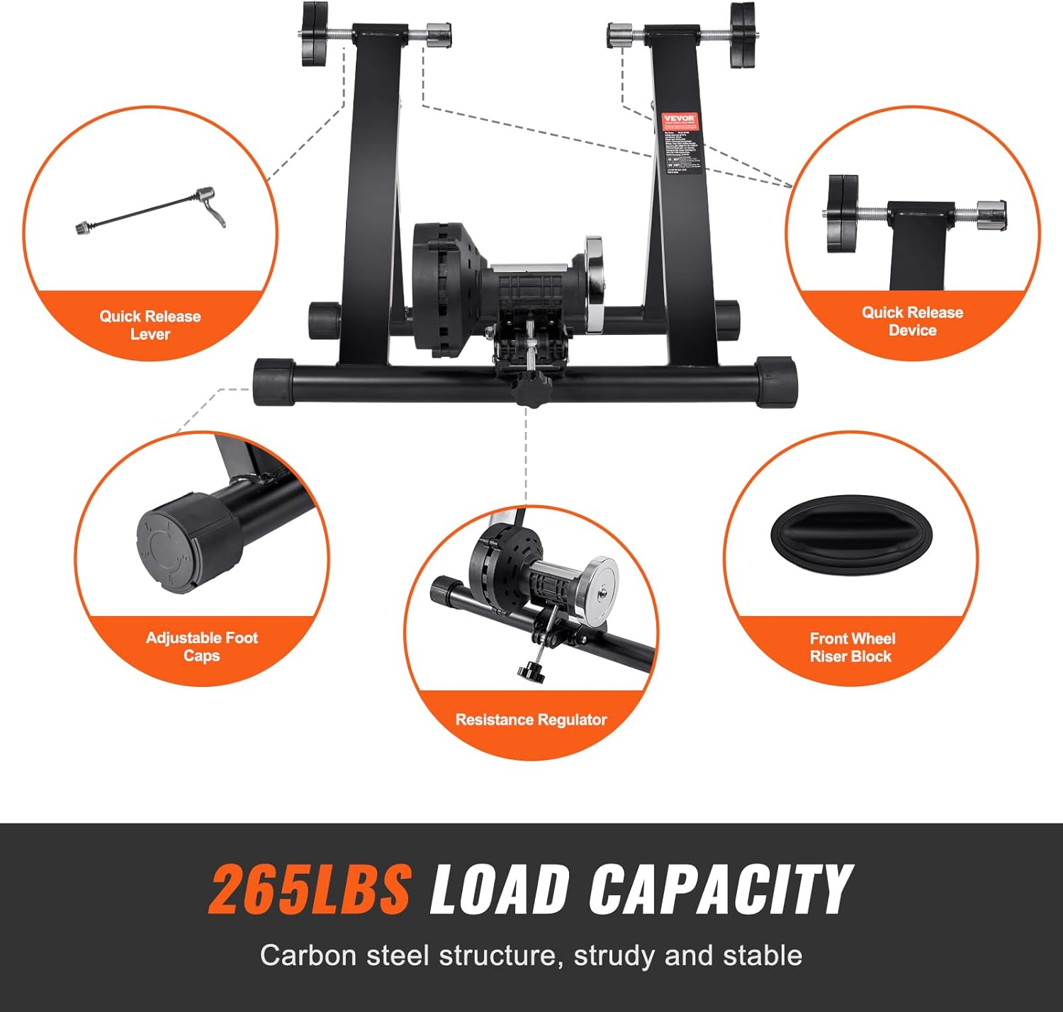 Magnetic Bike Trainer Stand for 26"-29" Wheels N655