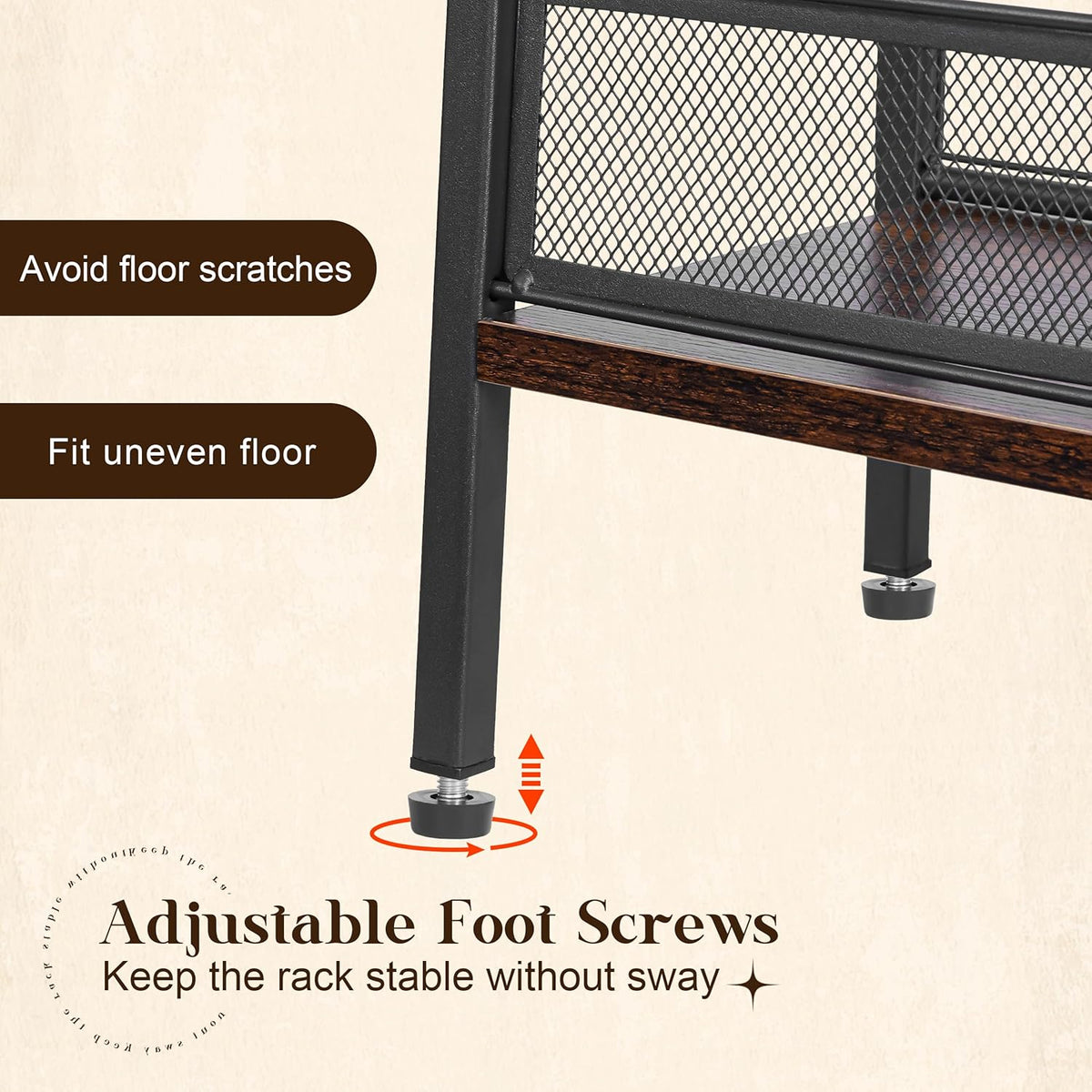 3 Tiers Solid Metal LP Record Storage Rack F8526