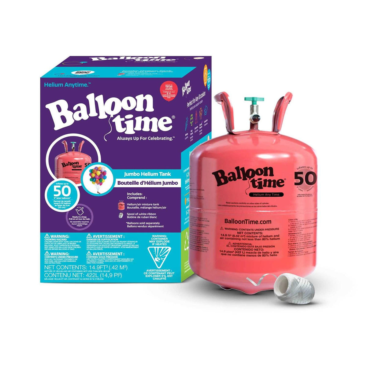 Jumbo Helium Tank R6291