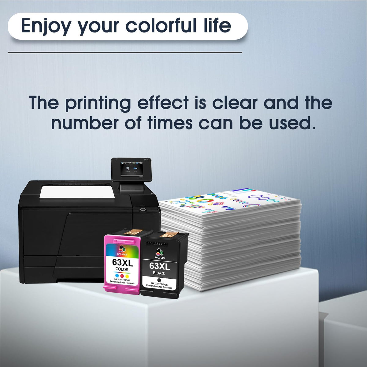63XL Black and Color Ink Cartridge Combo Pack E204