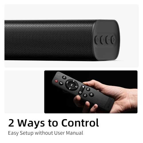 16-inch Bluetooth Sound Bar with Remote Control W125551