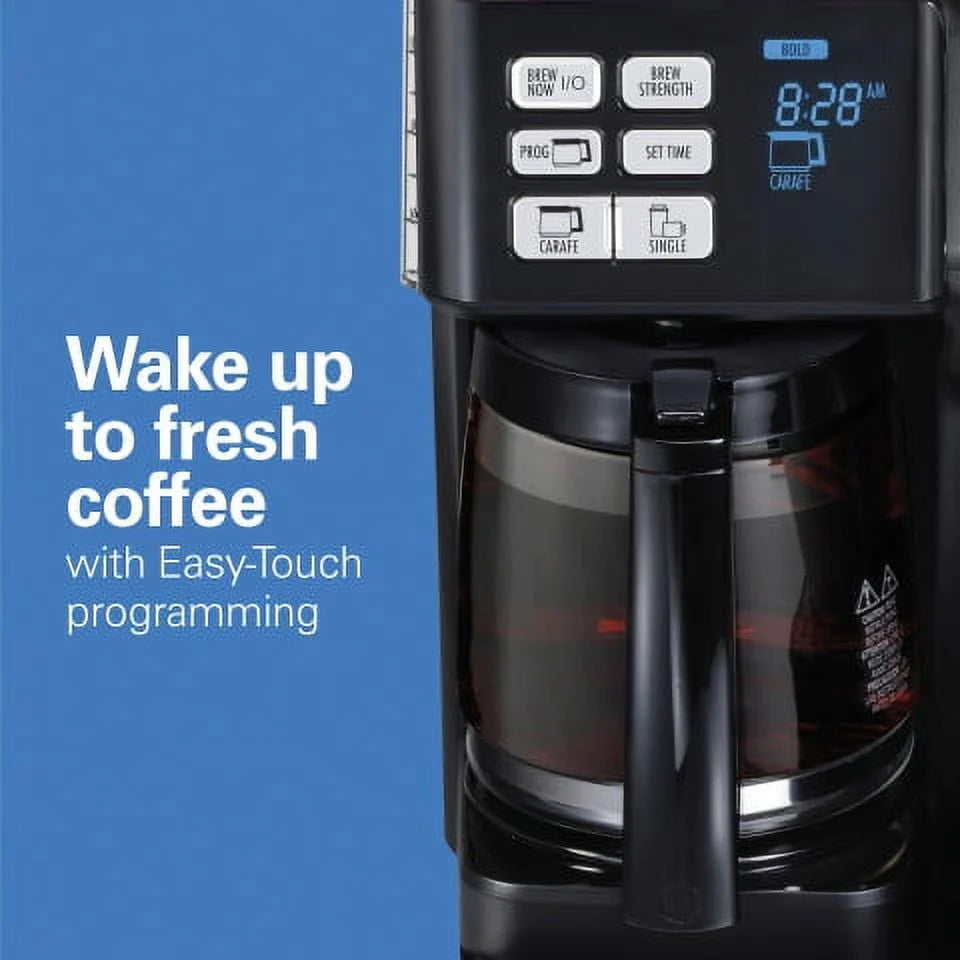 Black & Silver Single-Serve Coffee Maker S213922