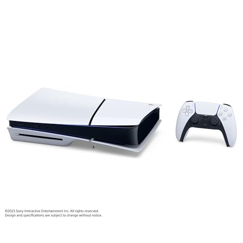 PlayStation 5 Slim 2TB Disc Edition Console with Controller and Controller Charger White Z784
