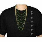 18K Solid Gold Rope Chain Necklace V379