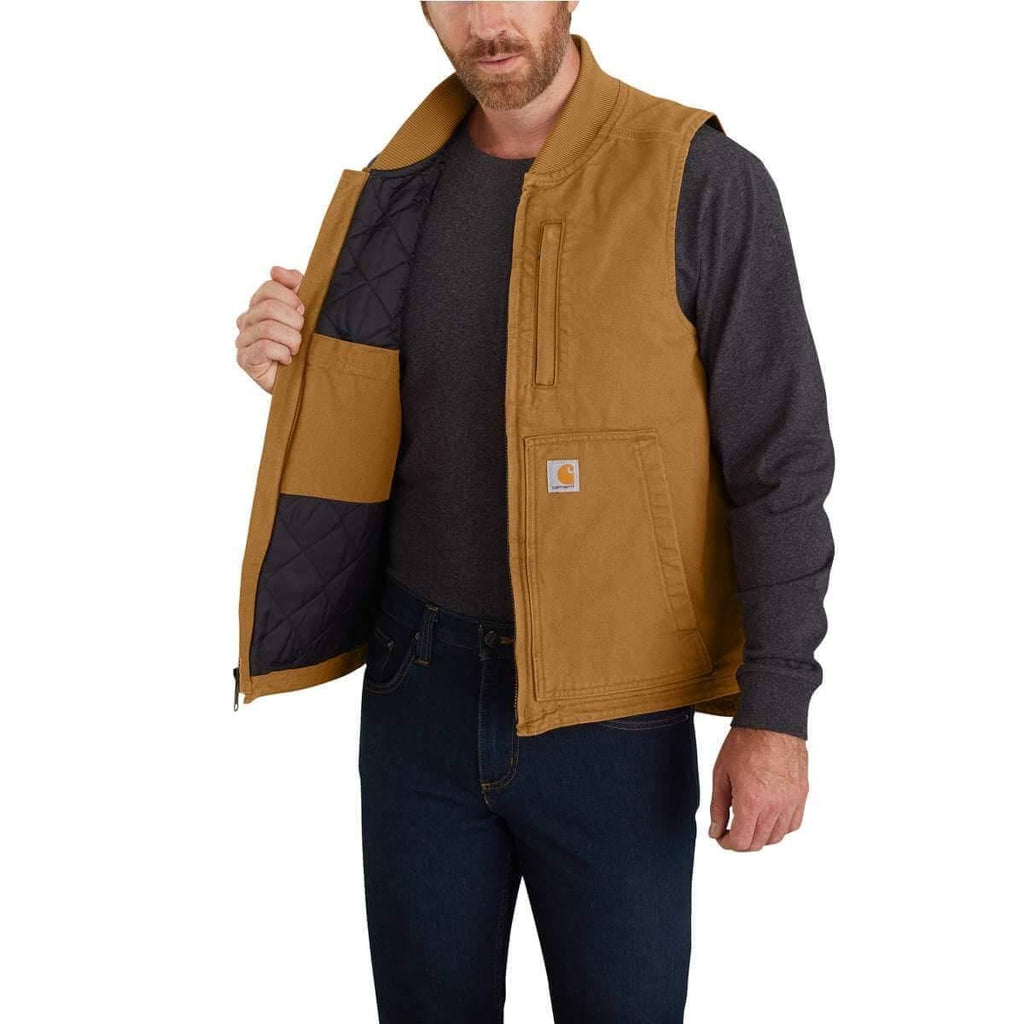 Dark Brown Insulated Duck Vest C152052