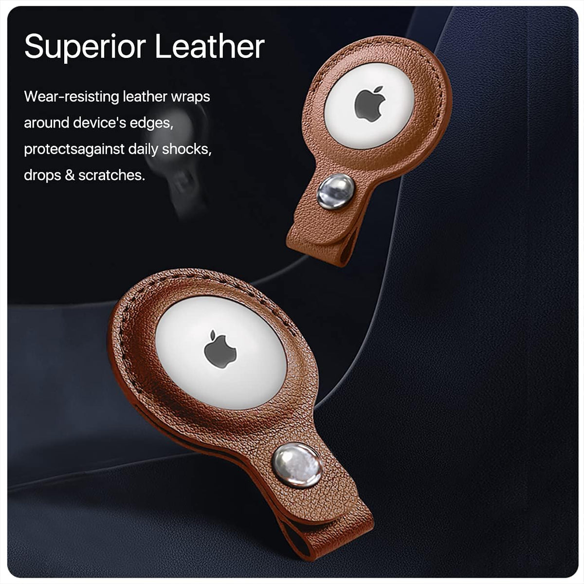 Leather Airtags Keychain 1 Pack V852339