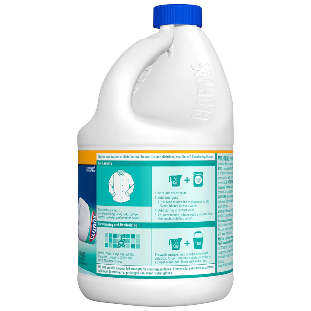 Concentrated Bleach, Clean Linen, 77 Ounce Bottle M3891