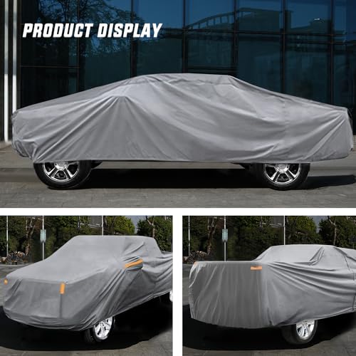 Heavy Duty Waterproof Car Cover with Zipper Cotton C603138