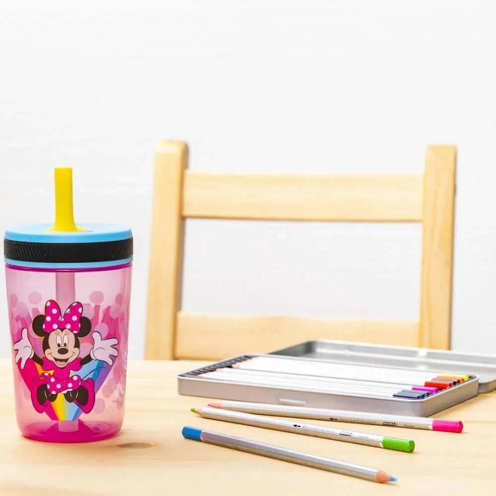 15 oz Leak-Proof Plastic Tumbler with Straw K62152