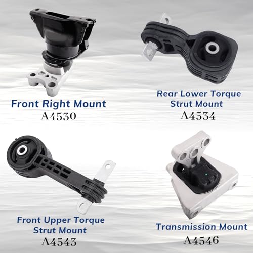 Set of 6 Engine Motor and Transmission Mount Kit F494