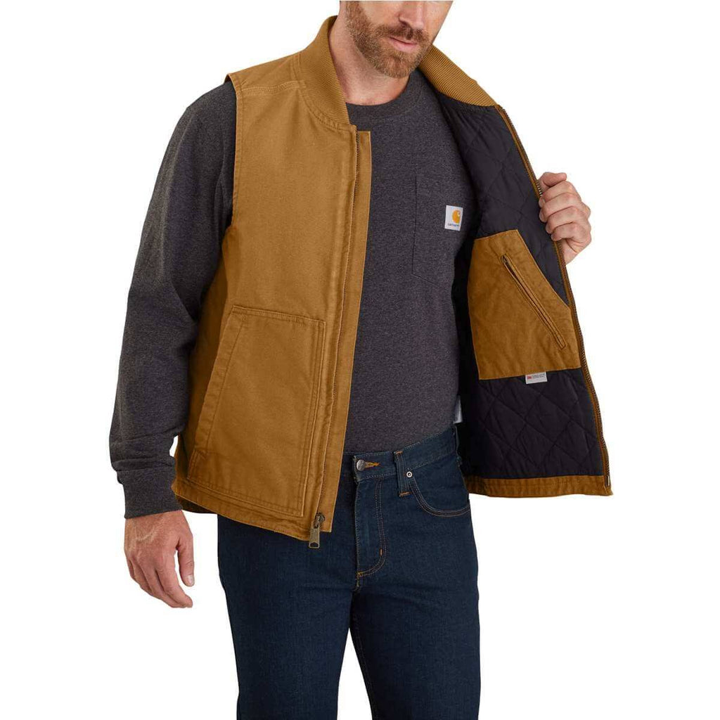 Dark Brown Insulated Duck Vest C152052