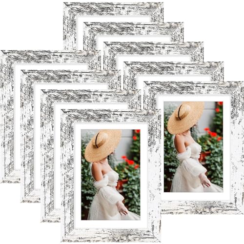 Black 5x7 Picture Frames Set of 9 I4371