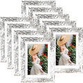 Black 5x7 Picture Frames Set of 9 I4371