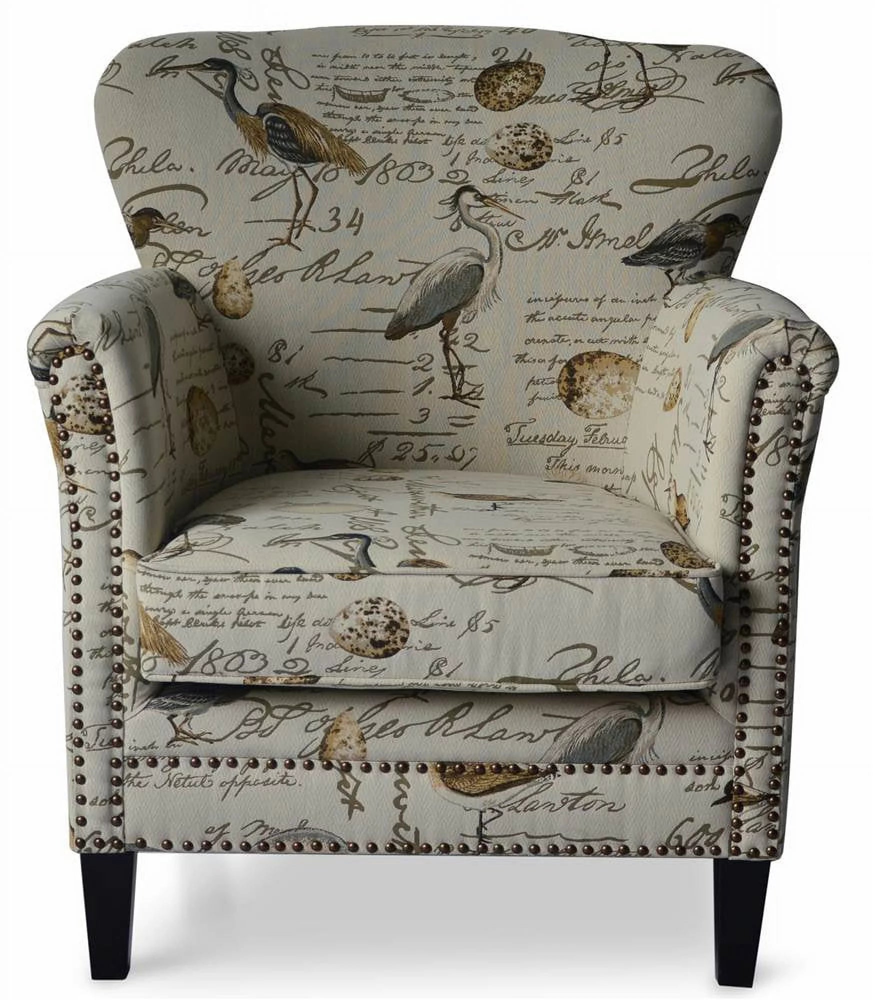 Upholstered Accent Chair with Nailhead Trim M713465