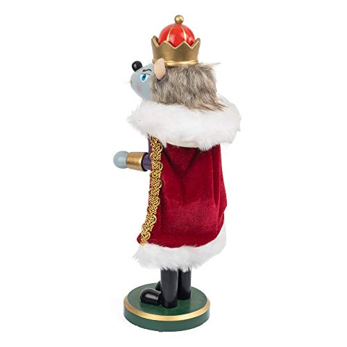 3 Set Christmas Nutcrackers Figures, 7 Inch Handmade Wooden Nutcracker Decorations A535650