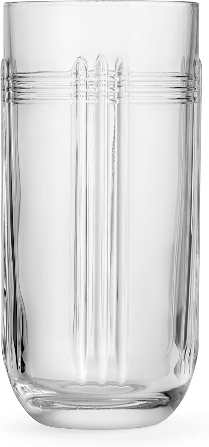 12 ounce Set of 4 Highball Drinking Glasses M296