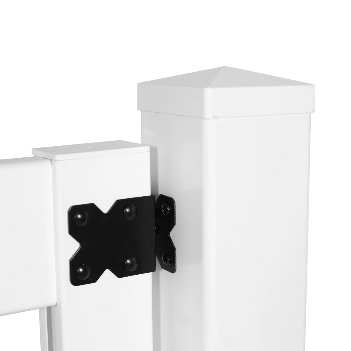 White Vinyl Picket Fence Gate M1791