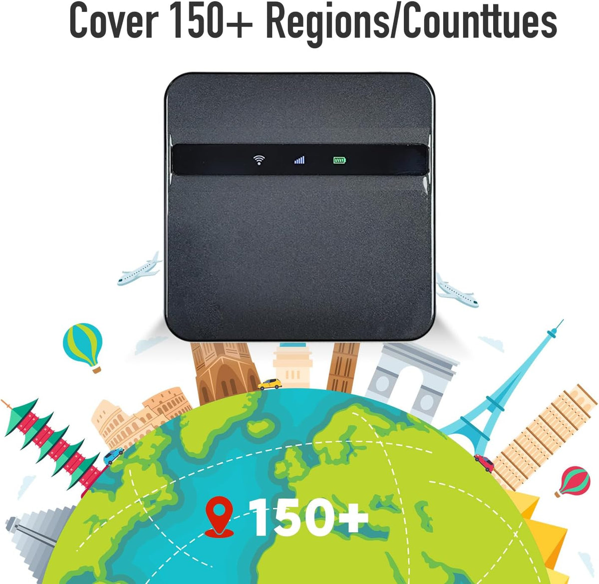 Mobile Hotspot Router Wireless Portable Wi-Fi with US 25GB, 5000mAh R942909