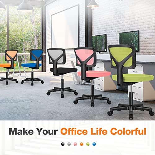Black Mesh Desk Chair with Wheels J1112