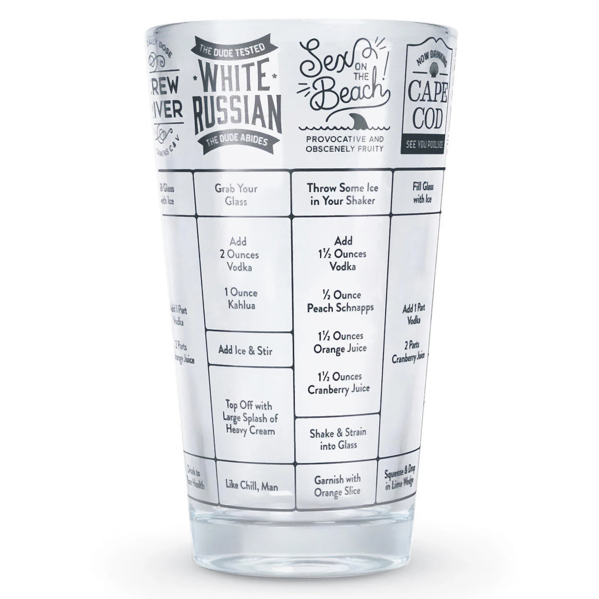 16 oz. Glass Cocktail Recipes U889095