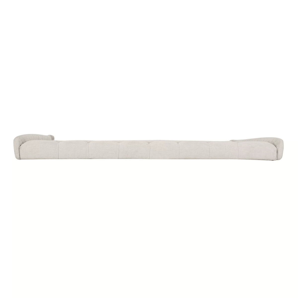 Beige Fabric Wingback Headboard G8223