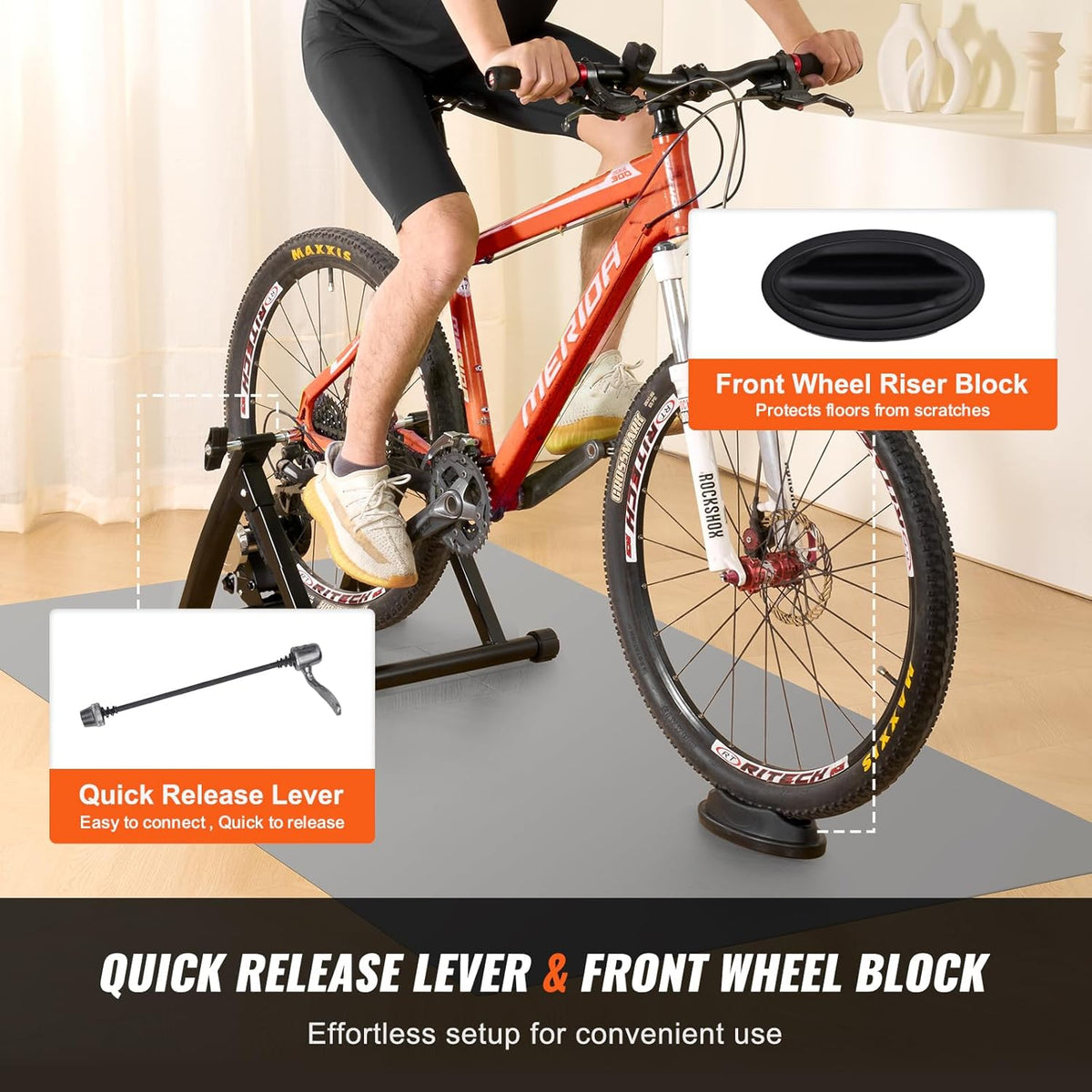 Magnetic Bike Trainer Stand for 26"-29" Wheels N655