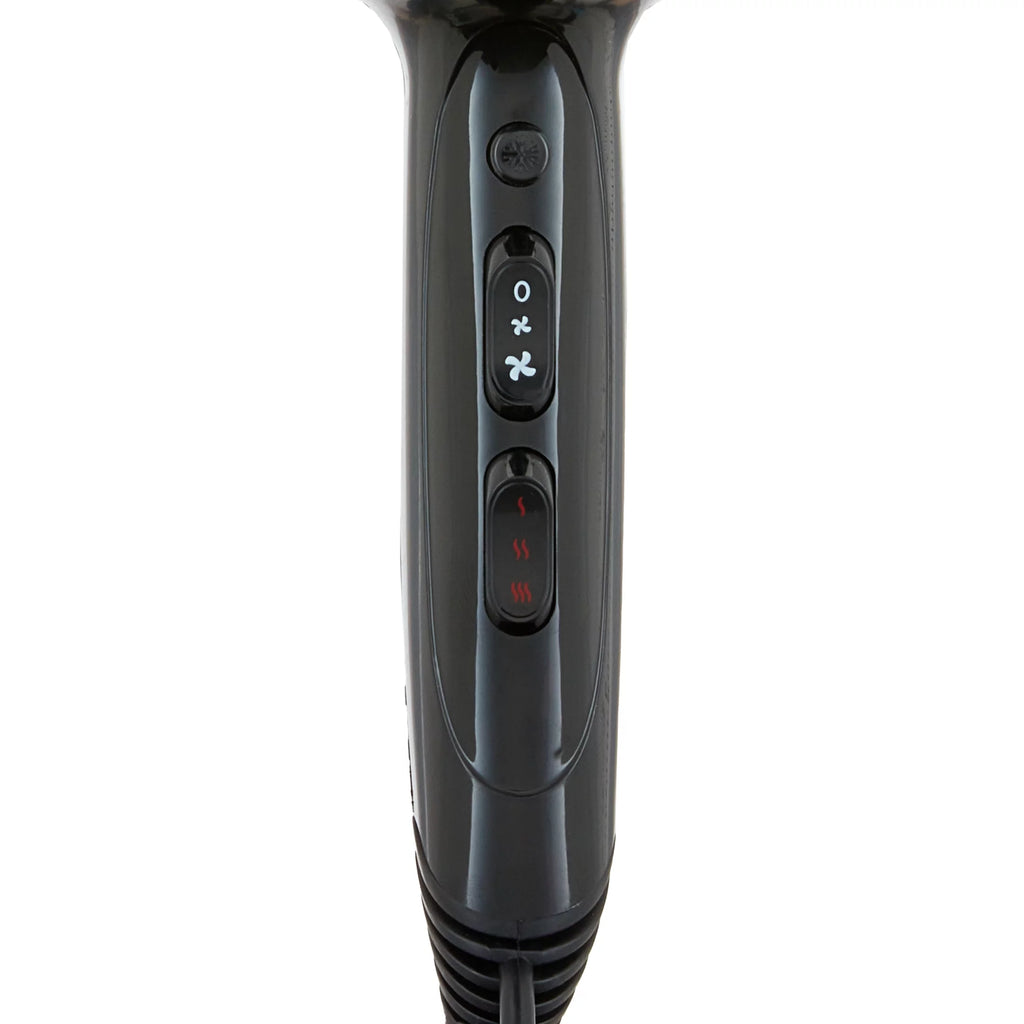 Black 1875W Pro Hair Dryer with Concentrator and Diffuser J83070