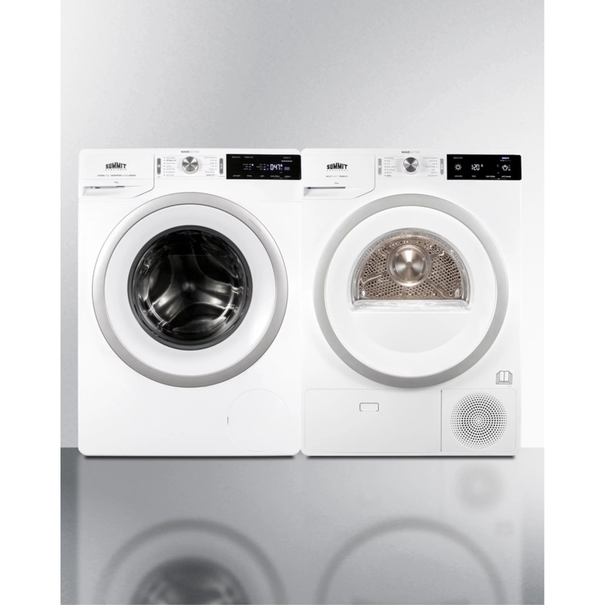 24" Wide 2.3 Cu. Ft. Front Load Washer And 24" Wide 3.88 Cu. Ft. Electric Dryer N633191