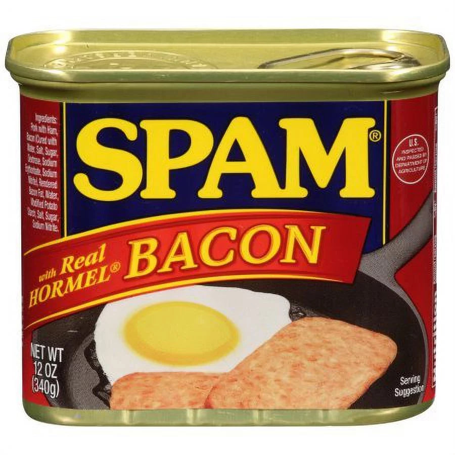 12 Ounce (2 Count) Luncheon Meat Can with Real Bacon I611855