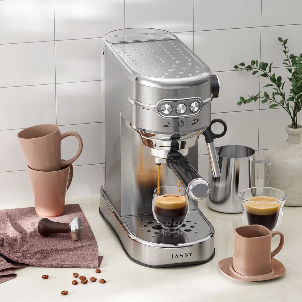 20 Bar Espresso Coffee Maker with Milk Frother I851013