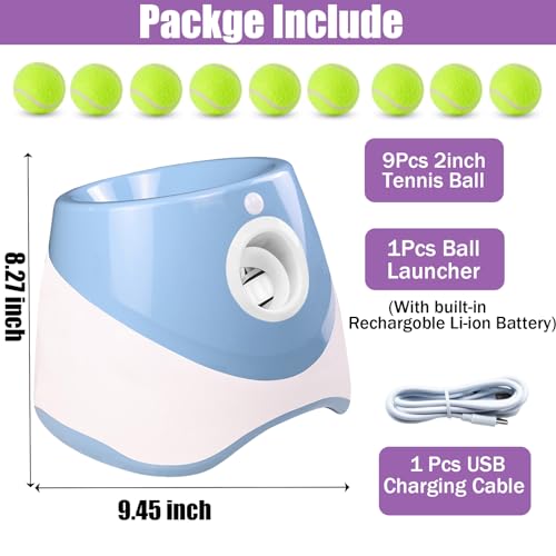 Automatic Dog Ball Thrower Launcher with 3 Launching Distance H93401