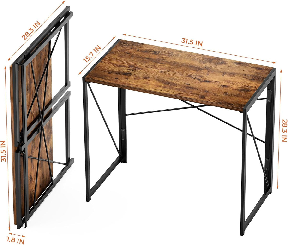 31.5 inch Folding Desk with Led Lights M75652