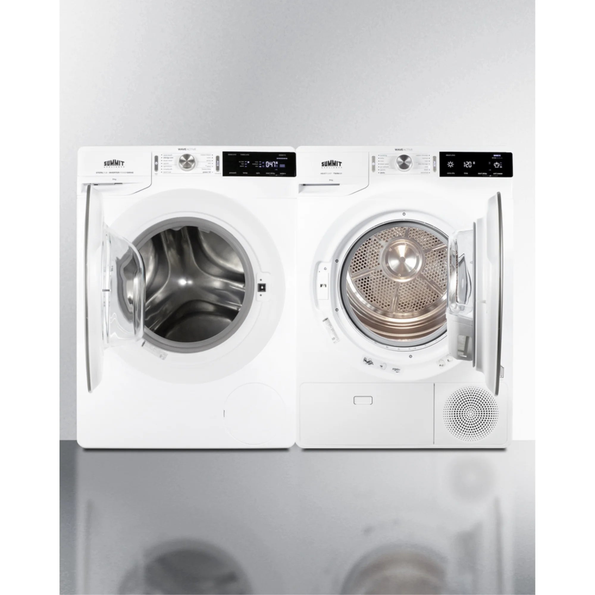 24" Wide 2.3 Cu. Ft. Front Load Washer And 24" Wide 3.88 Cu. Ft. Electric Dryer N633191