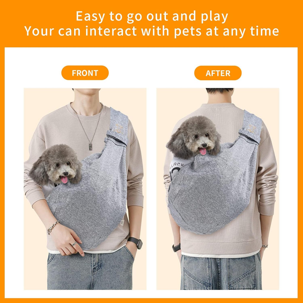 Pink Soft Fabric Dog Sling Carrier N87492