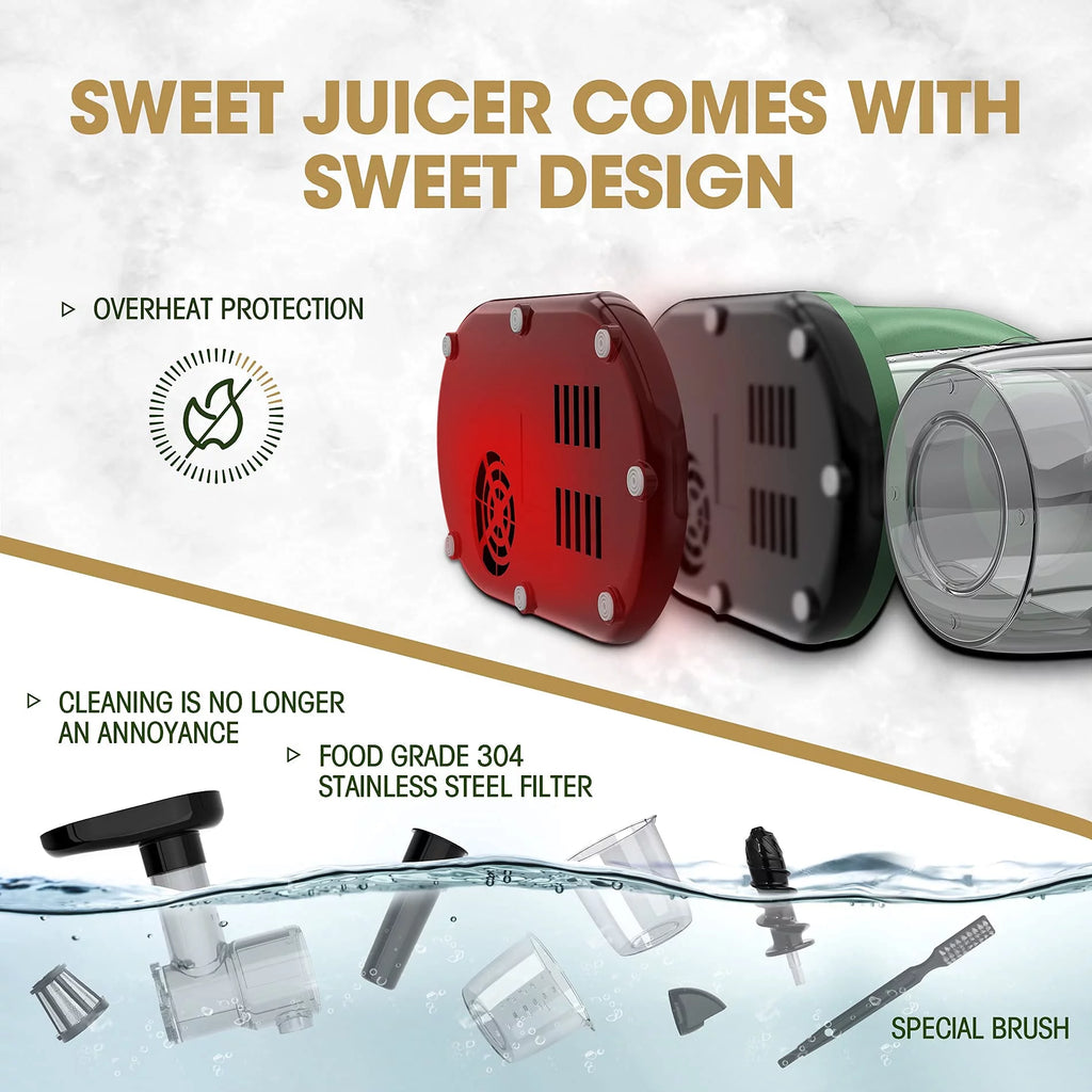 Slow Masticating Cold Press Juicer E4124