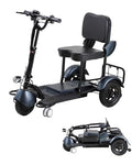 Black 3 Wheel Lightweight Folding Mobility Scooter A531