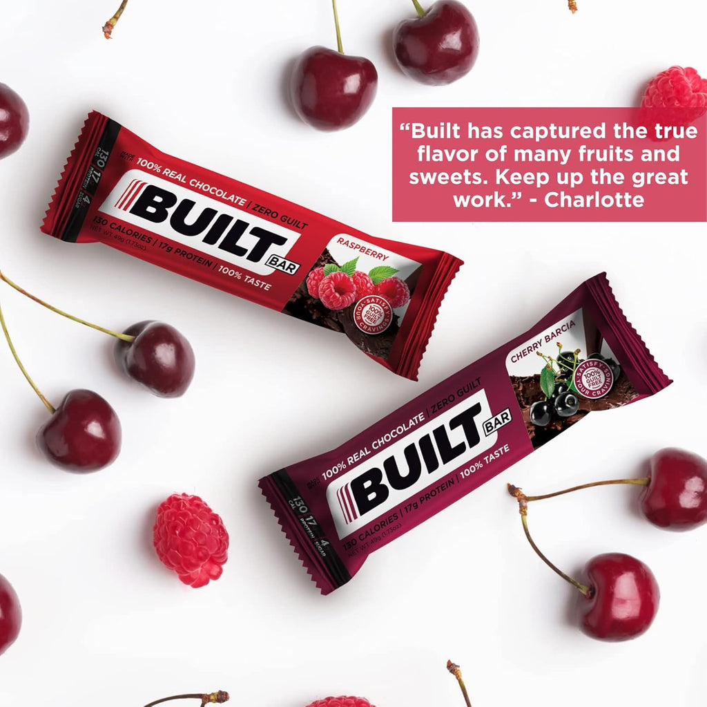 12 Pack High Protein Bars Covered in Real Chocolate Gluten Free A8036