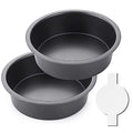 Nonstick Square Baking Pan Set 2 Pieces Grey W341031