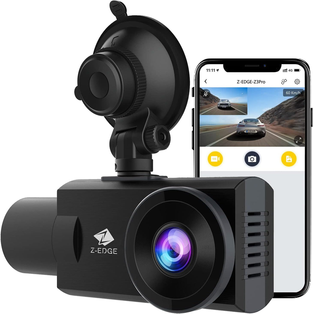 2K+1080P Dual Dash Cam with IR Night Vision X253