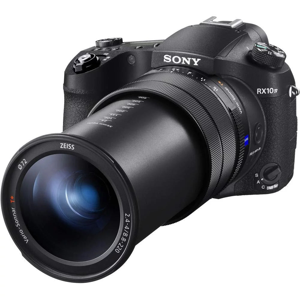 Sony Cyber-Shot Camera with Soft Bag, Tripod, Additional Battery, 64GB Memory Card, Card Reader C43717