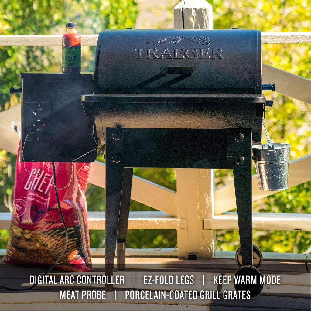Black Wood Pellet Grill and Smoker K400711