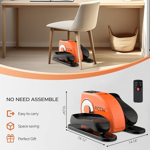 Electric Seated Leg Foot Pedal Exerciser with Remote and LCD Monitor R549