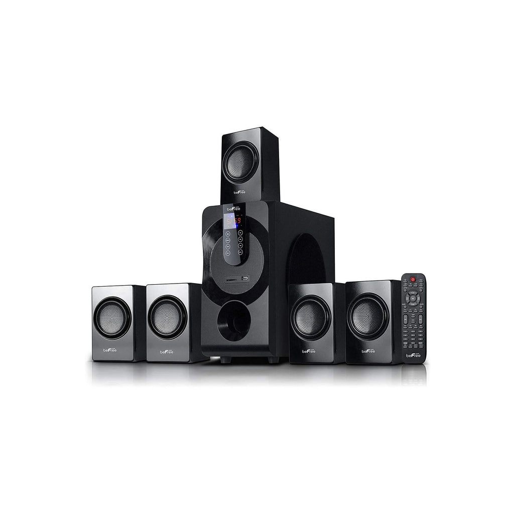 Black 5.1 Channel Bluetooth Surround Sound Speaker System S456