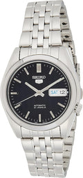 Automatic Watch with Black Dial, Day/Date Calendar, Luminous Hands, Stainless Steel Case & Bracelet I7716