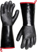 Extreme Heat Resistant Waterproof Long Sleeve Neoprene Coating Gloves 14-Inch U375