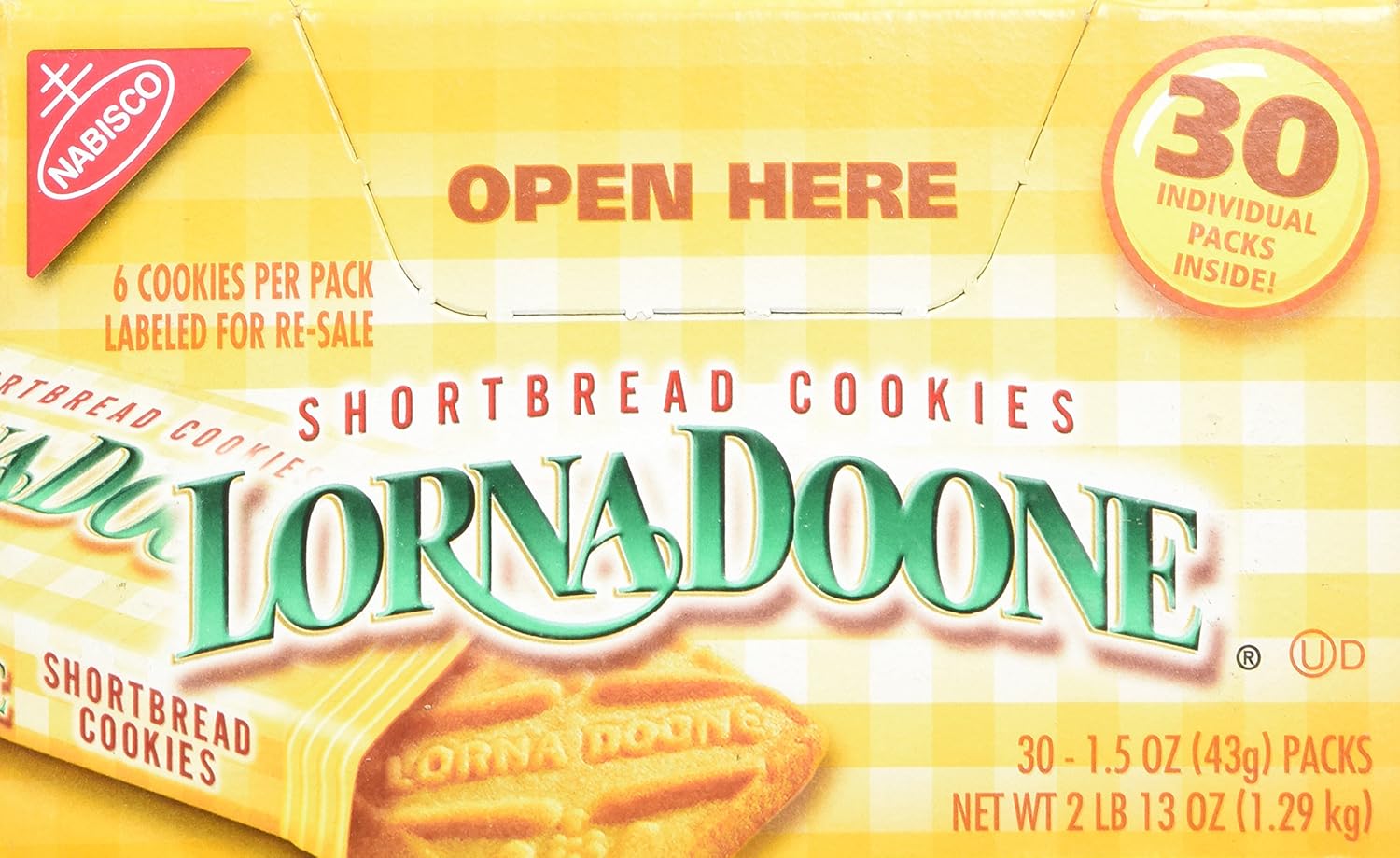 Shortbread Cookies - 30 Count A2307