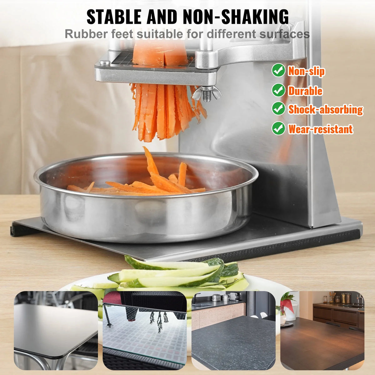 Commercial Vegetable Dicer French Fry Cutter with 4 Blades C20968