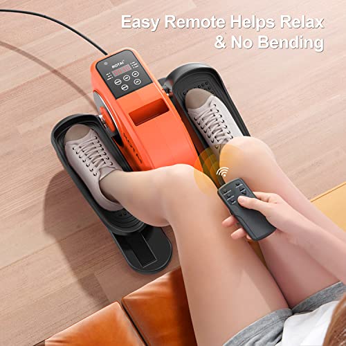 Electric Seated Leg Foot Pedal Exerciser with Remote and LCD Monitor R549