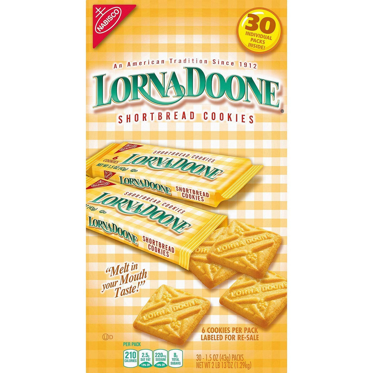 30 Ct. Shortbread Cookies 2 pack K365